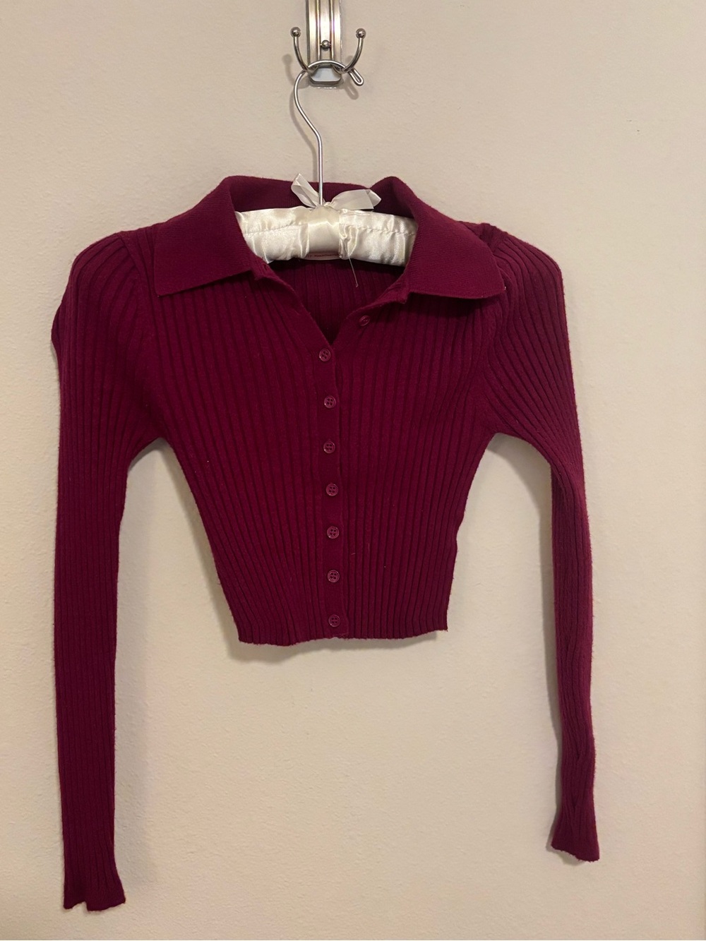 Urban outfitters ribbed purple top